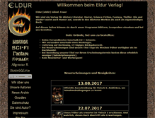 Tablet Screenshot of eldur-verlag.de